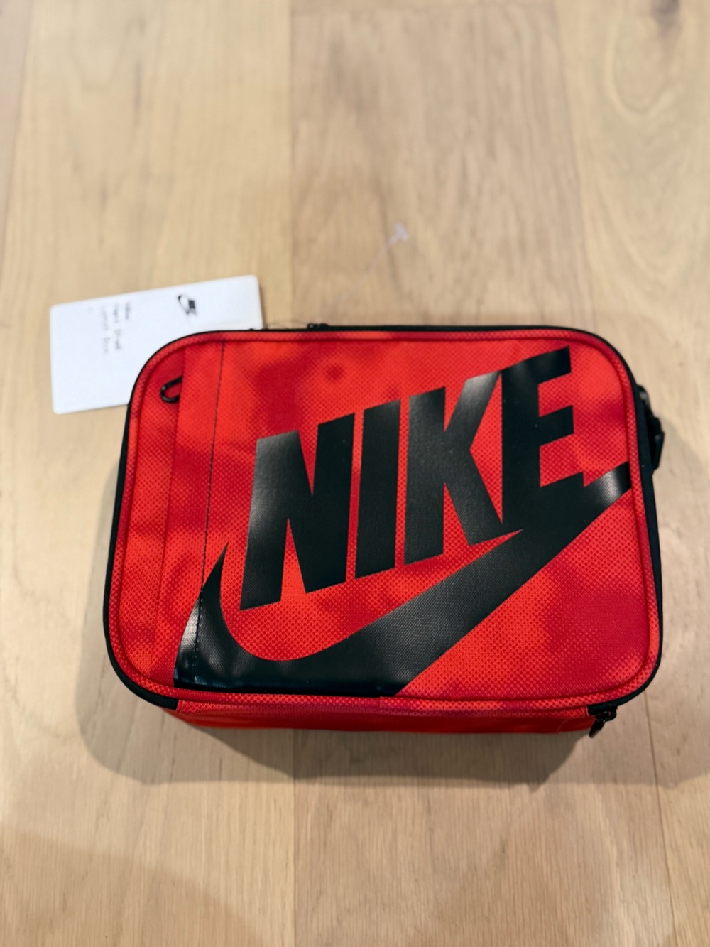 New Nike Red and Black logo lunch bag